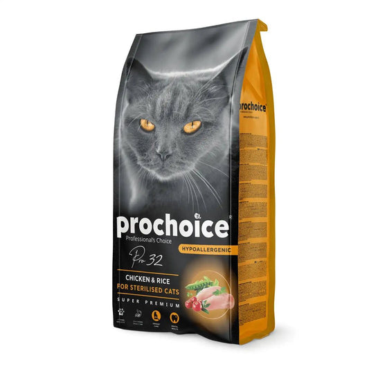 Prochoice PRO32 Sterilized Cat Food – Chicken & Rice