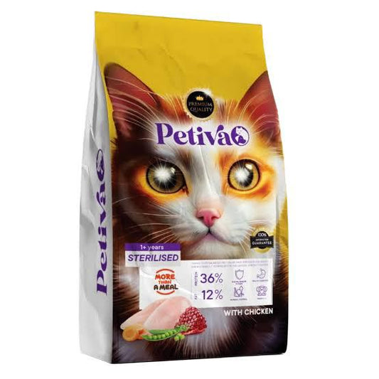 Petiva Sterilised Cat Food – Chicken