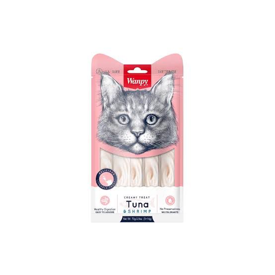 Wanpy Creamy Cat Treat – Tuna & Shrimp