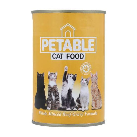 Petable Cat Wet Food – Whole Minced Beef