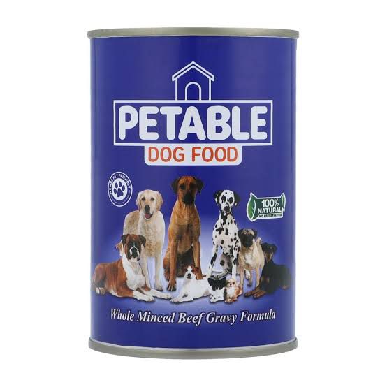 Petable Dog Food – Whole Minced Beef in Gravy