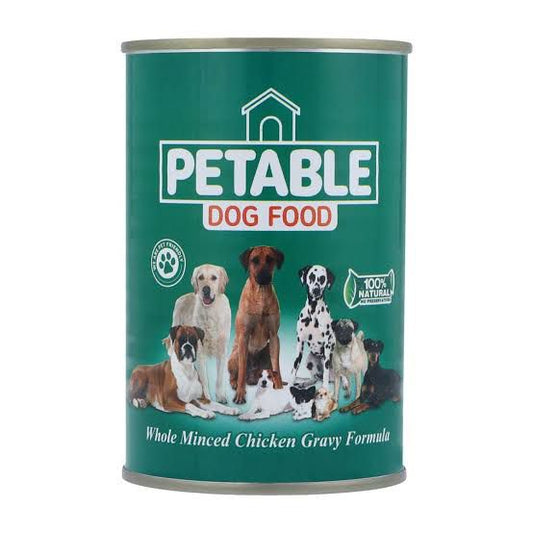 Petable Dog Food – Whole Minced Chicken in Gravy Formula